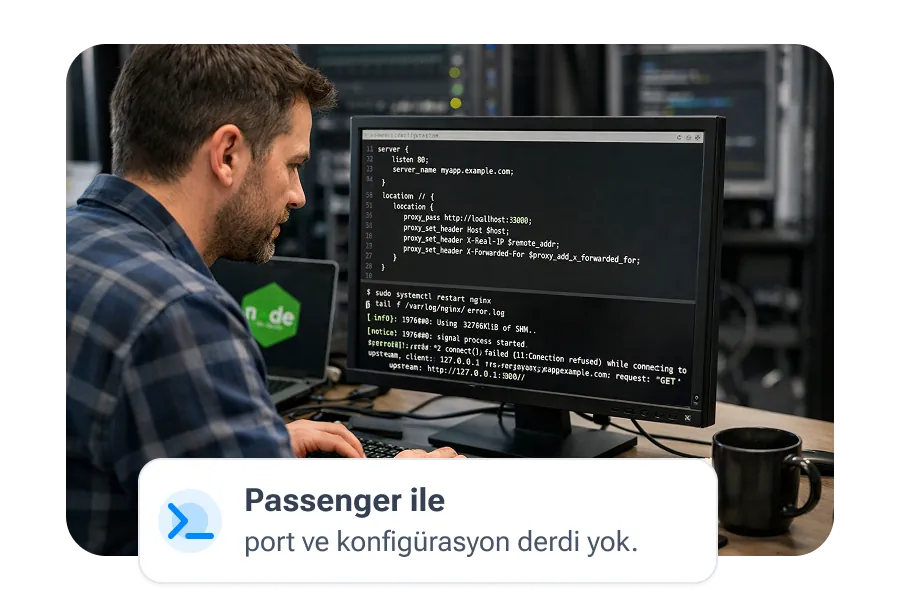 Reverse Proxy Konfigürasyonuna Gerek Yok